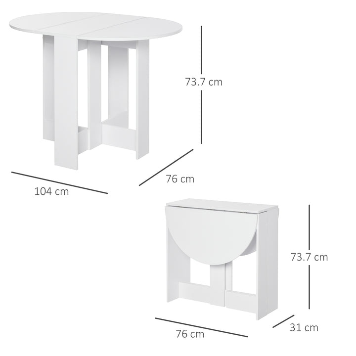 Folding Drop Leaf Dining Table Foldable Bar Table for Small Kitchen,Dining Room