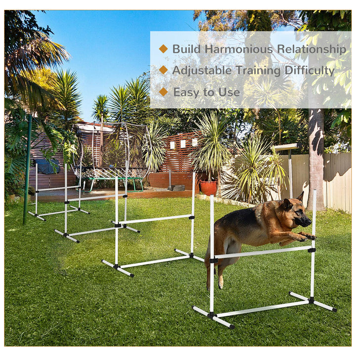 Pawhut Canine Agility Set-White