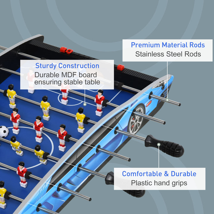 2ft Foosball Table Football Game Table Arcades Competition Sized for Indoor, Game Room, Bars