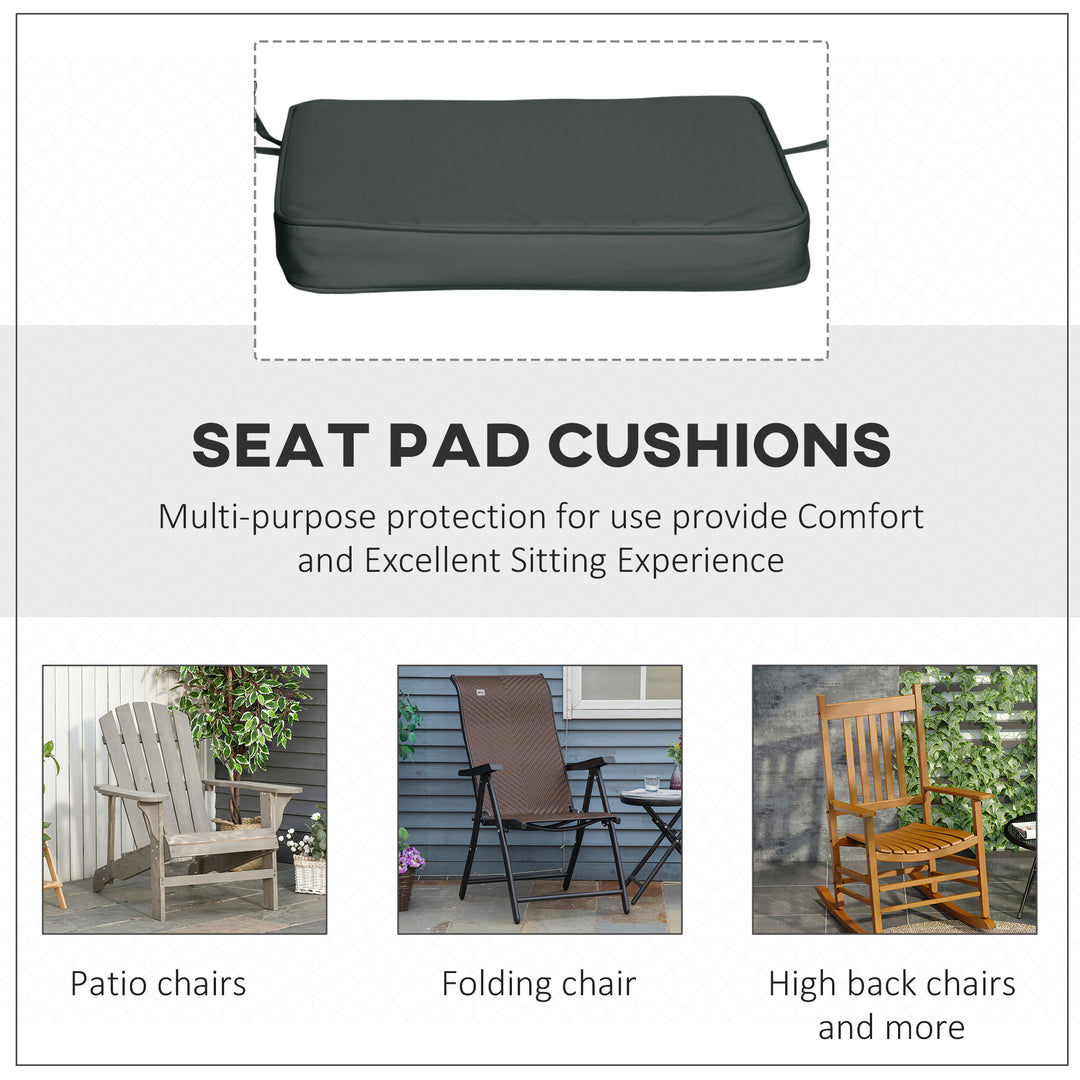 Set of 6 Pcs Chair Cushion - Grey