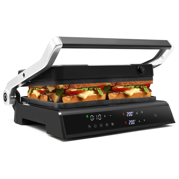 Non-Stick Electric Grill with Adjustable Temperature