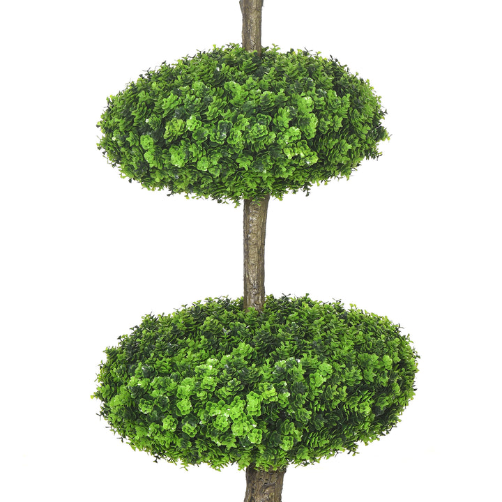 Artificial Plant Trees, Decorative Faux Plants in Pot-Green