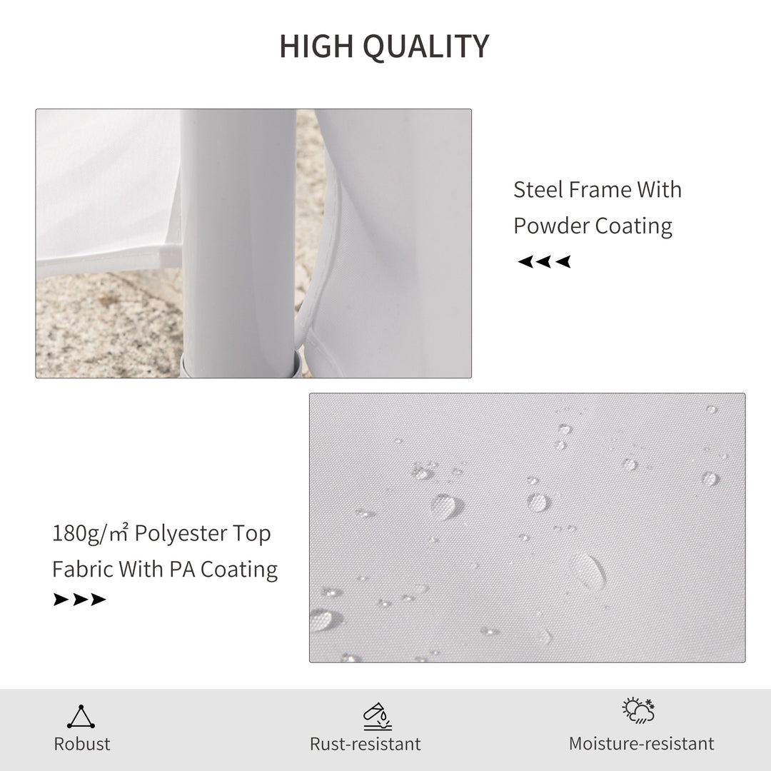 6.8m x 5m Octagonal Party Tent / Wedding Marquee-White