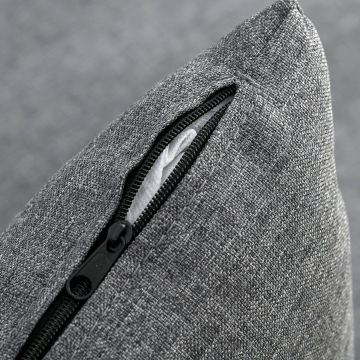 3 Seater Corner Sofa Bed with Storage, L Couches for Living Room with Chaise Lounge, Double Sofa, Grey