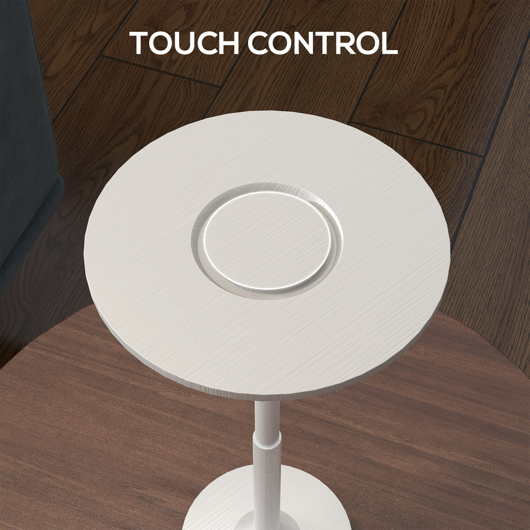 Cordless Table Lamp, Touch LED Desk Lamp with 4000mAh Rechargeable Battery, Silver