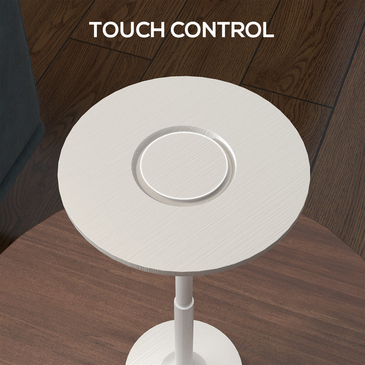 Cordless Table Lamp, Touch LED Desk Lamp with 4000mAh Rechargeable Battery, Silver
