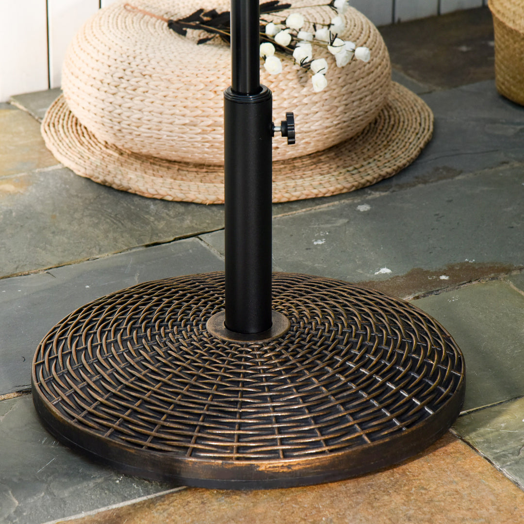 Patio Weighted Umbrella Base Parasol Holder Outdoor Stand 25kg