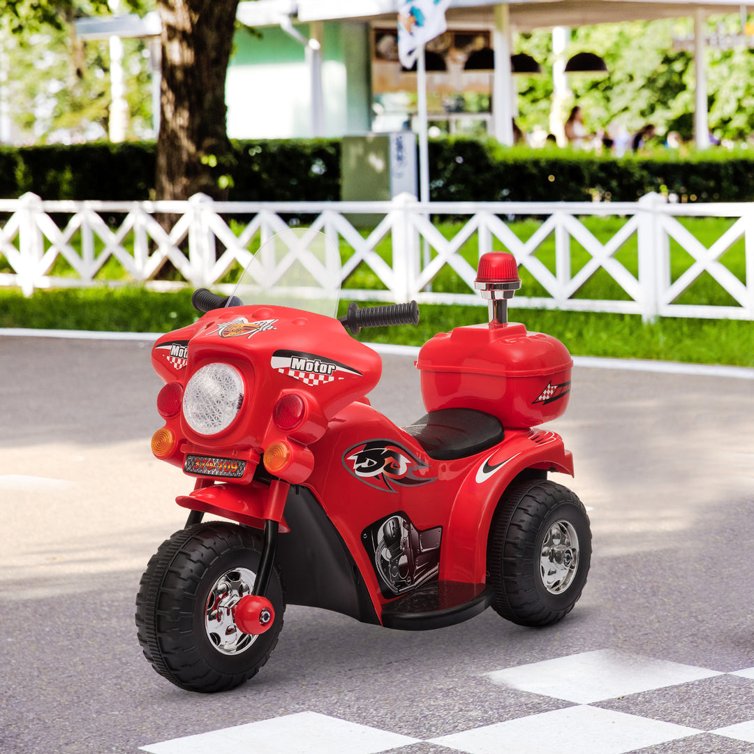 Kids 6V Electric Ride On Motorcycle Toy for 18 - 36 Months Red