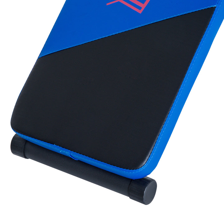 Sit-up Workout Bench, Steel-Black/Blue