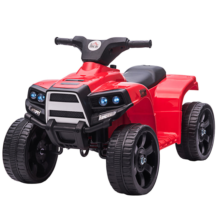 6 V Kids Ride on Cars Quad Bike for 18-36 months Black+Red