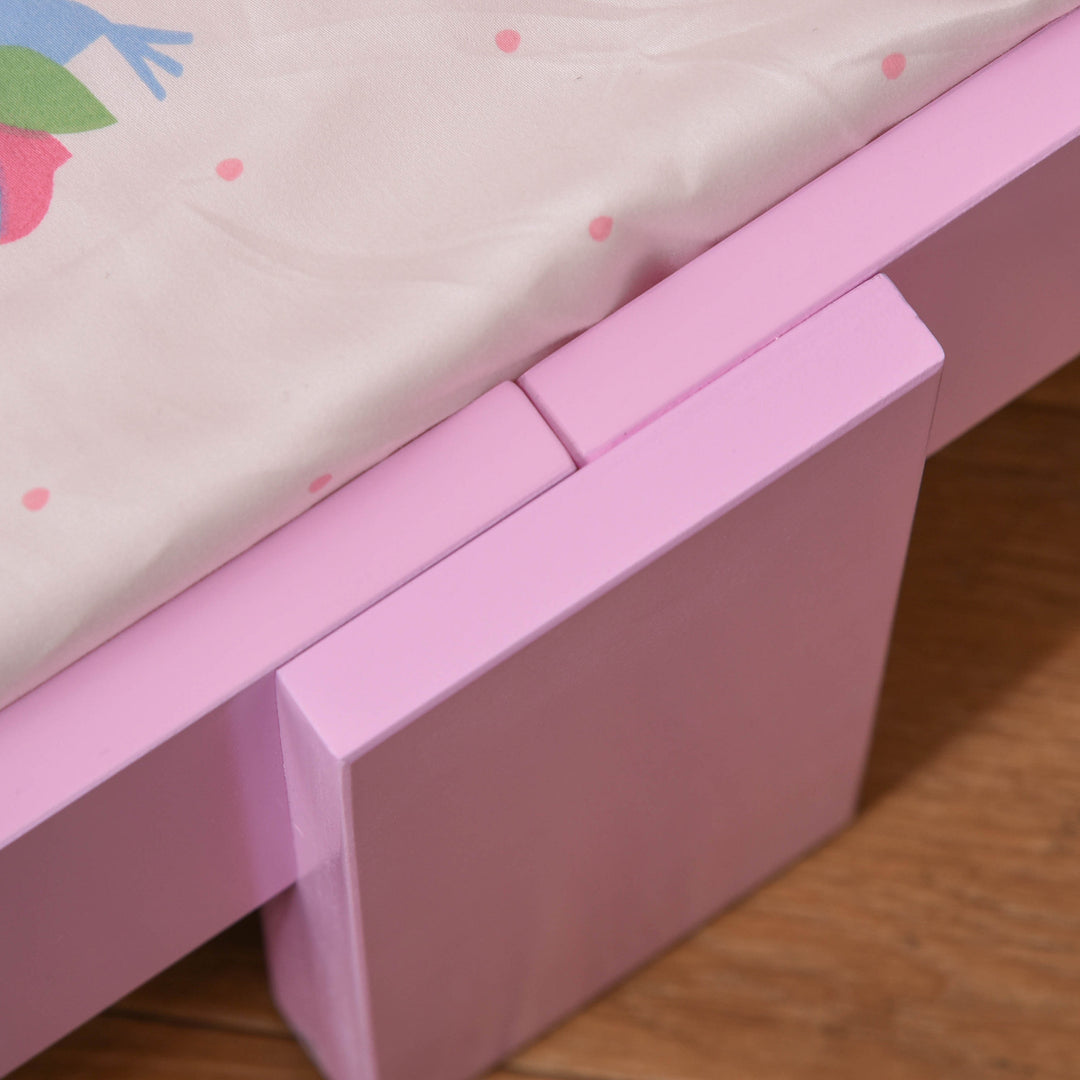 MDF Kids Castle Design Kids Single Bed Pink