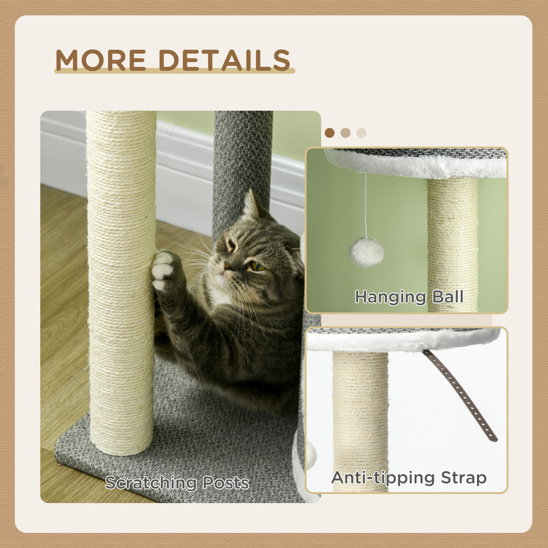 Cat Tower Tree for Indoor Cats w/ Scratching Posts