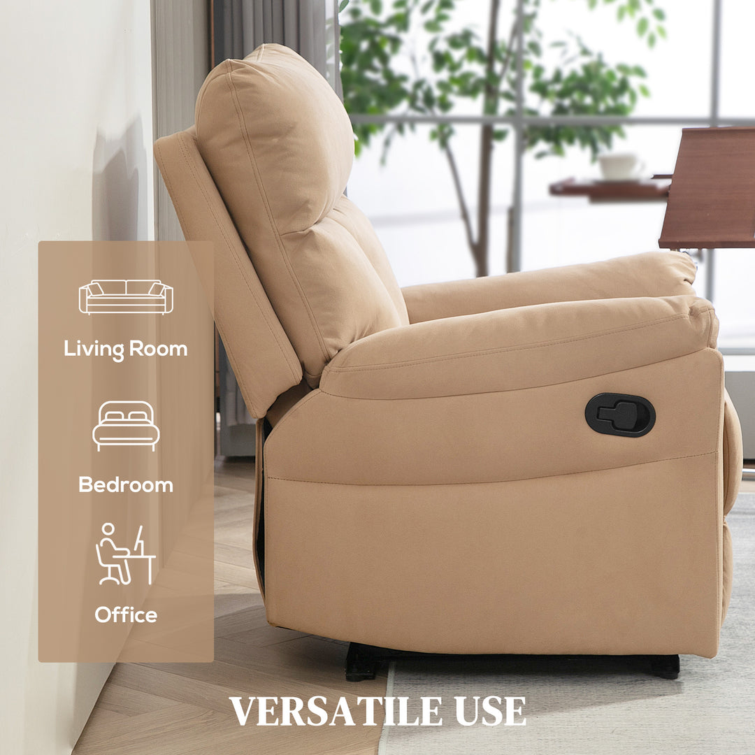 140° Manual Reclining Armchair with Footrest