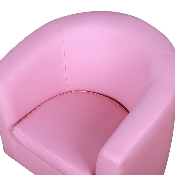 Kids Sofa Armchair with Thick Padding, Anti-skid Foot Pads-Pink