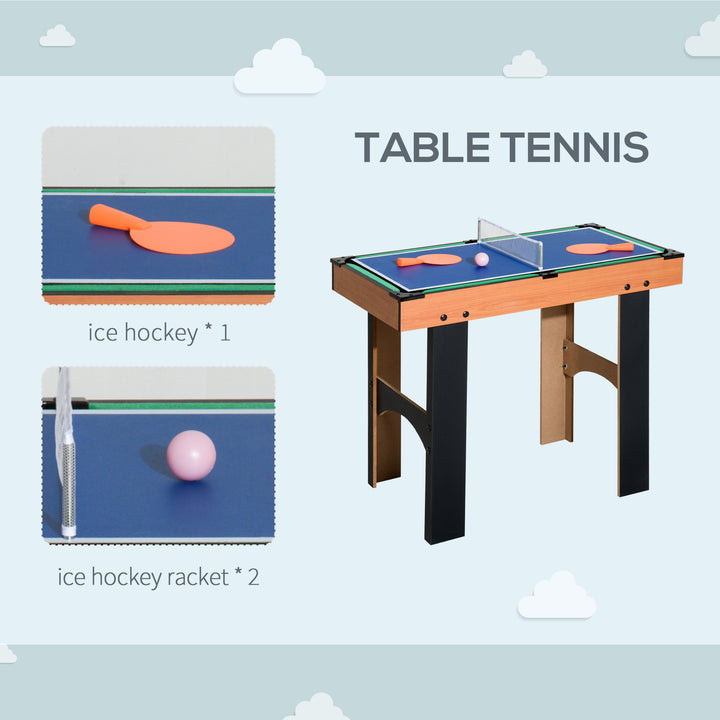 4-In-1 Multi Game Table, 87x43x73 cm-Multi Colour