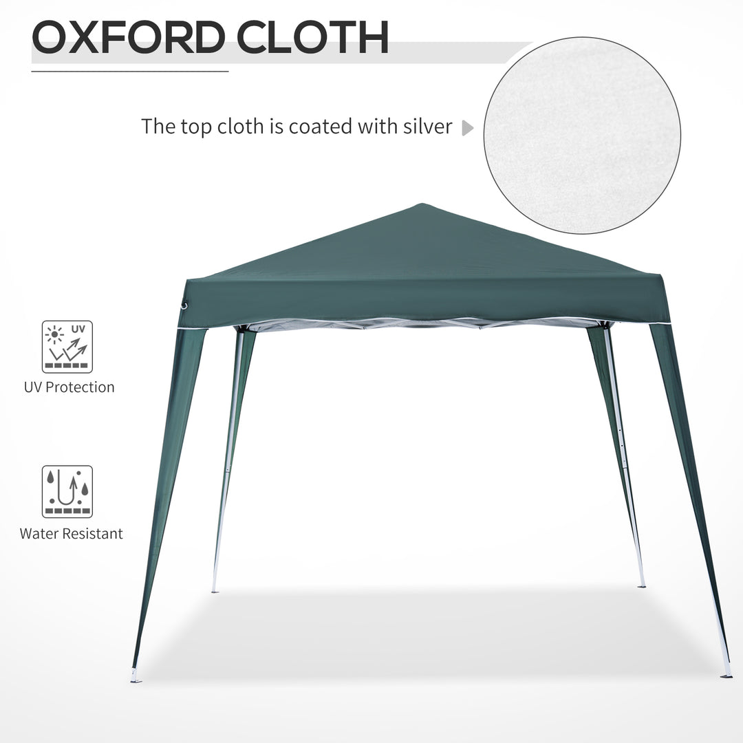 Pop-Up Tent,  3Lx3Wx2.4H m-Green