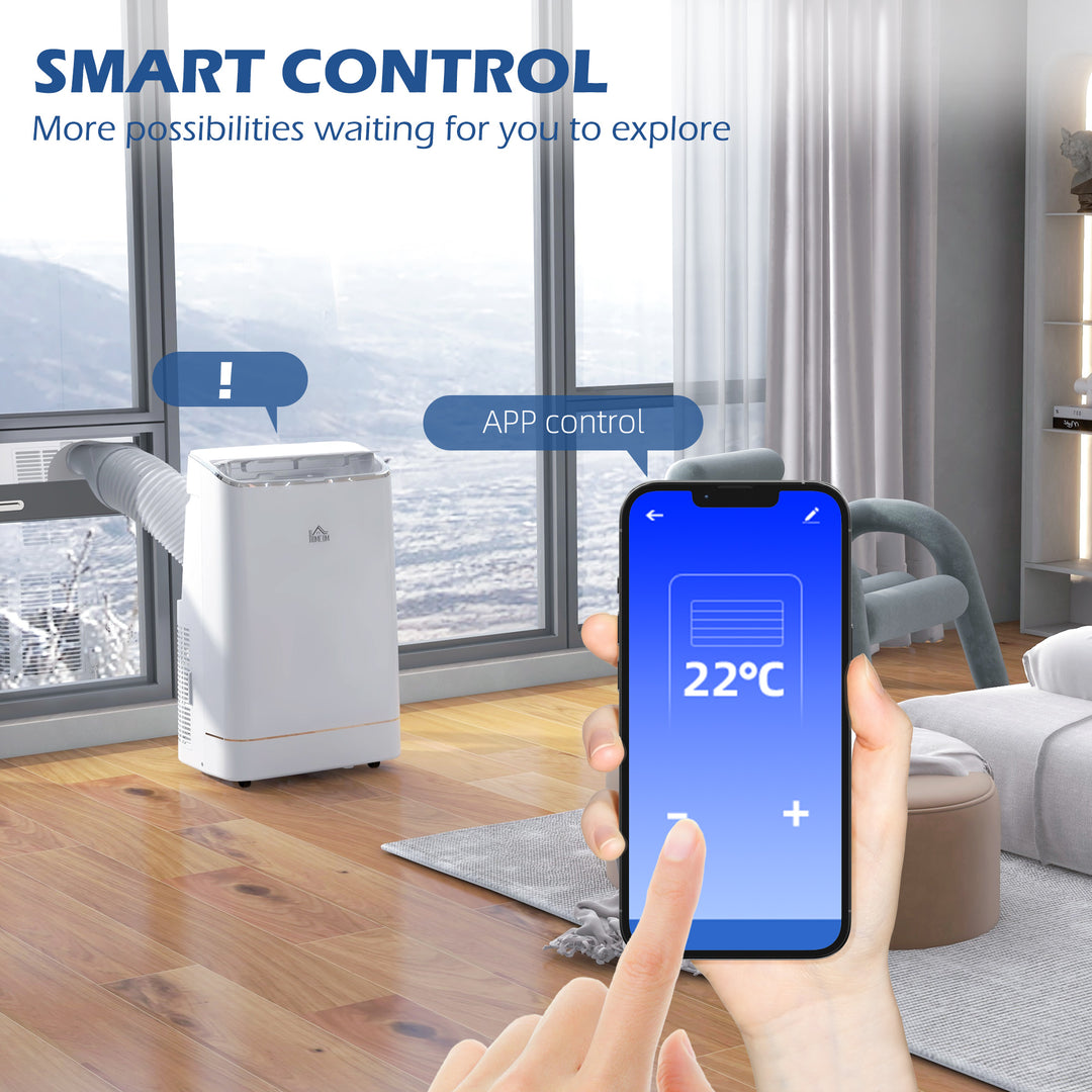 Mobile Air Conditioner, Smart Home WiFi, with Dehumidifier and Fan