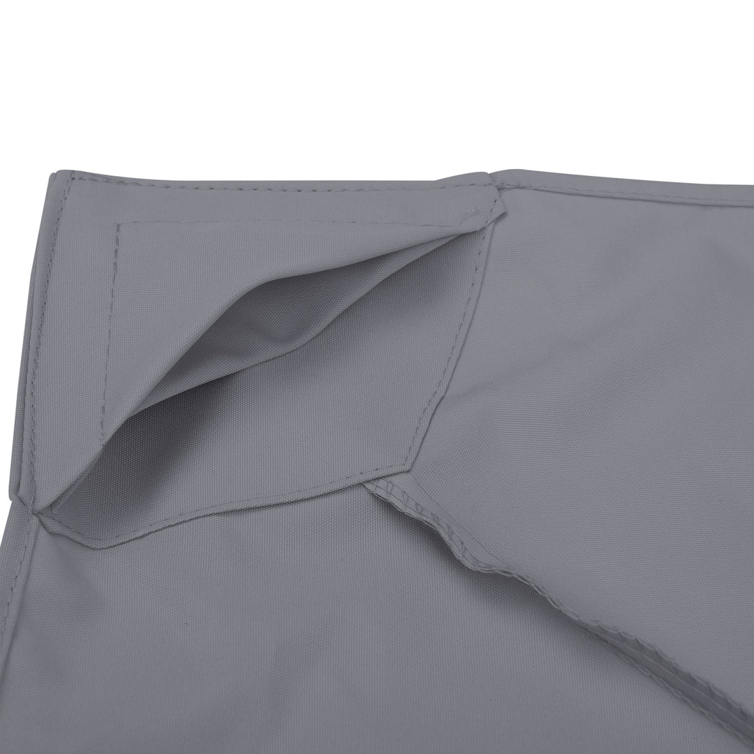 Outsunny 3 x 3(m) Gazebo Canopy Roof Top Replacement Cover Spare Part Deep Grey (TOP ONLY)