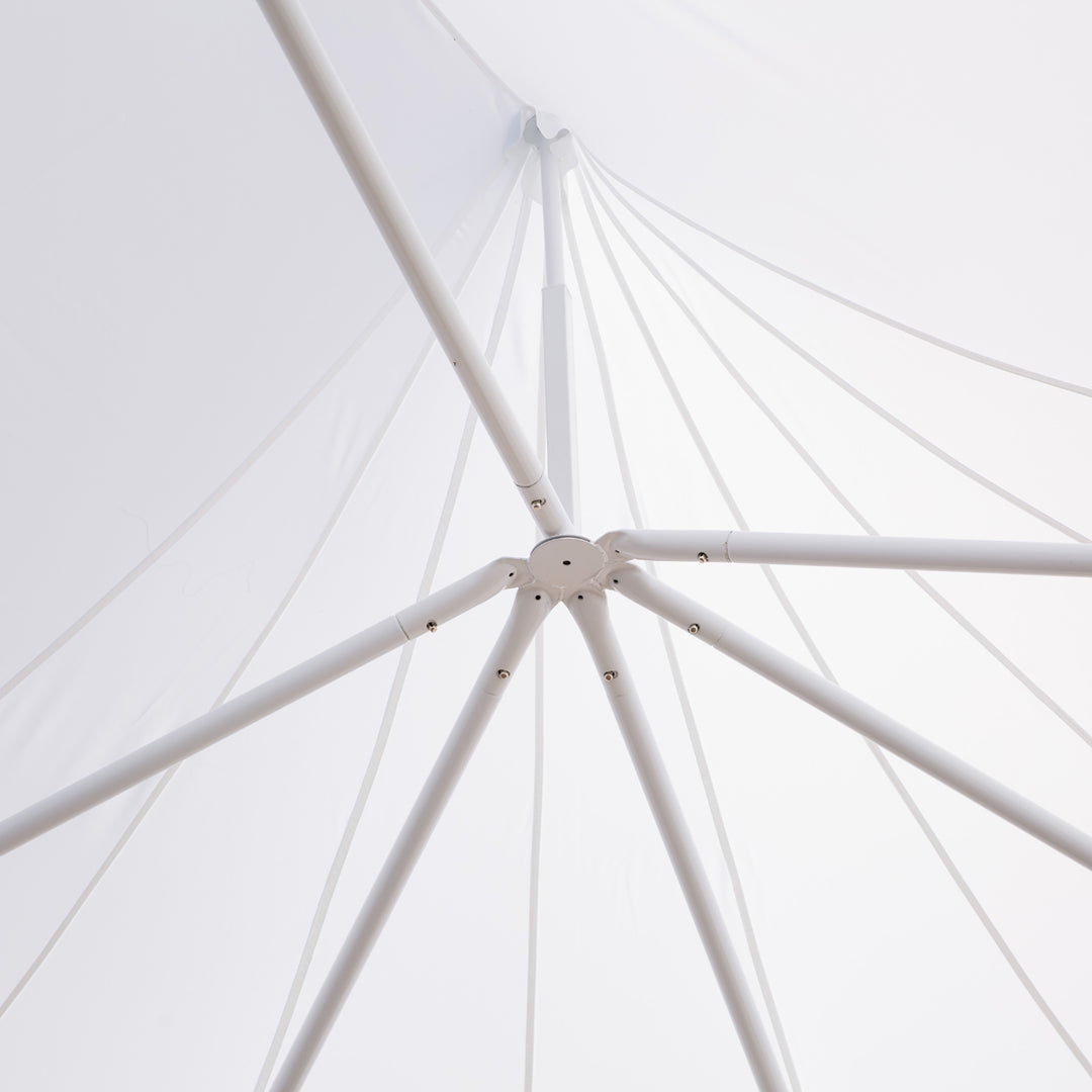 8.9x6.5 m Waterproof Marquee Canopy-White