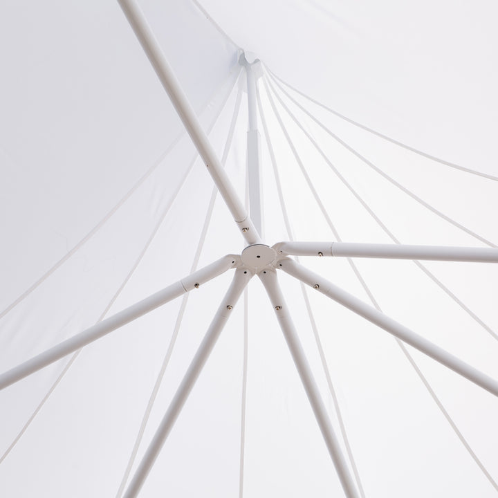 8.9x6.5 m Waterproof Marquee Canopy-White