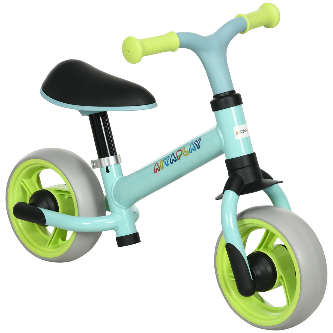 8" Balance Bike, Lightweight Training Bike for Children, with Adjustable Seat, EVA Wheels, Easy installation - Green