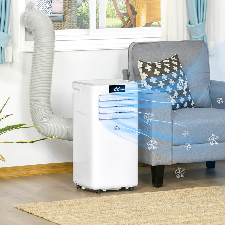 10000 BTU Mobile Air Conditioner Portable AC Unit with Remote Controller, White