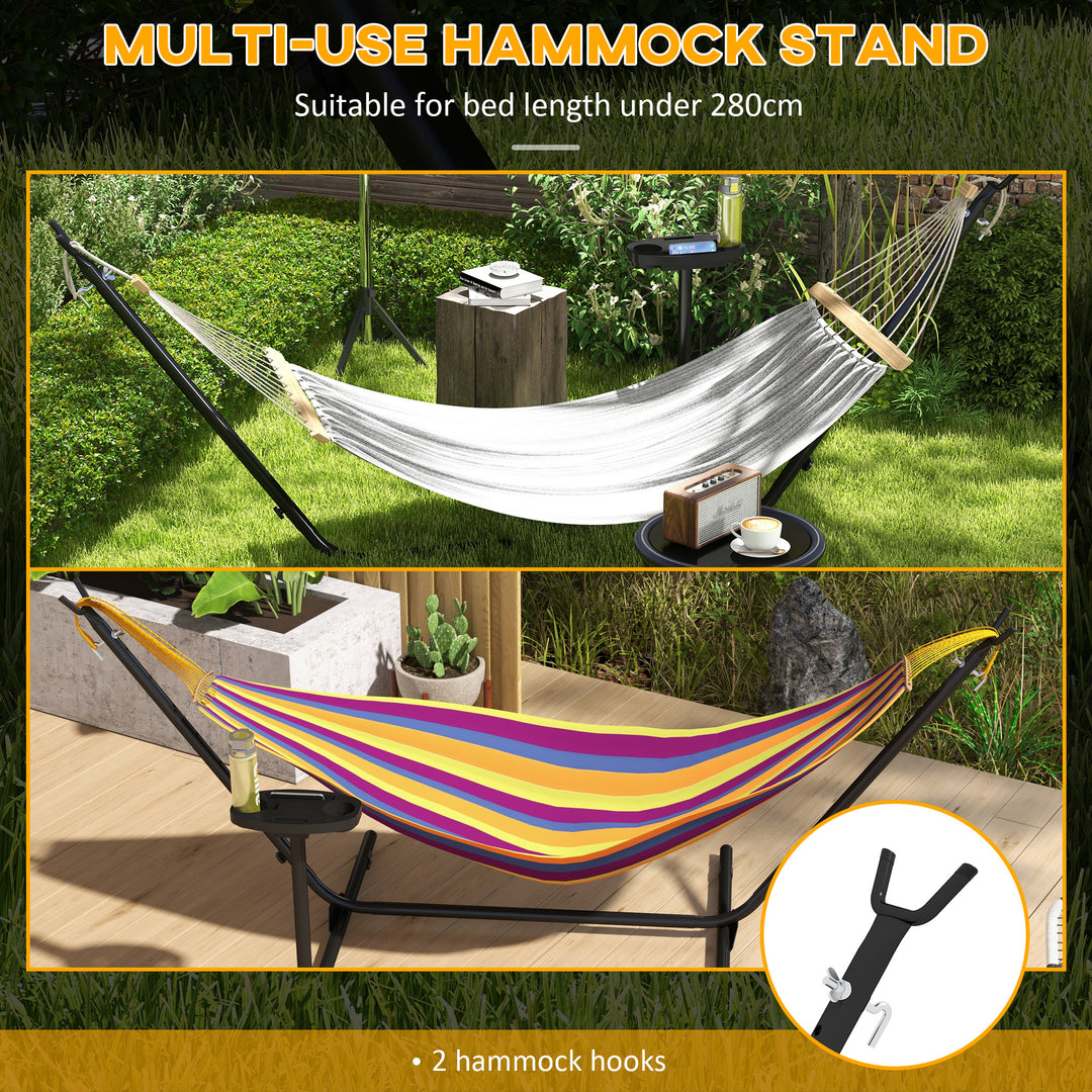 Hammock Stand with Side Tray Stand for Hammocks