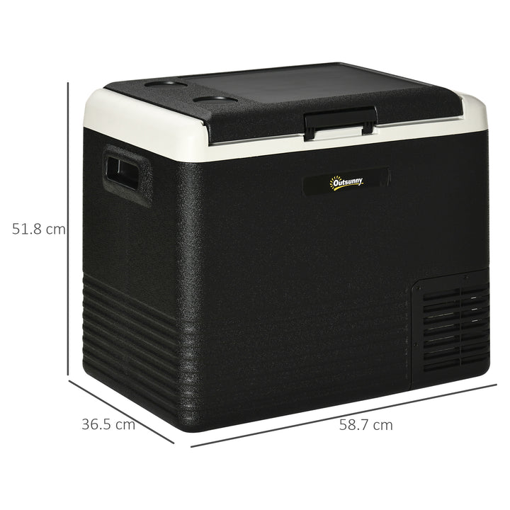 50L Car Refrigerator Portable Car Fridge Freezer, Electric Cooler for Camping