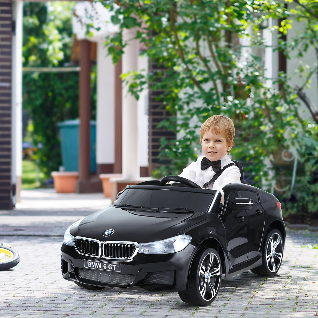 Kids Electric Ride On Car 6V Licensed BMW 6GT W/ Remote-Black