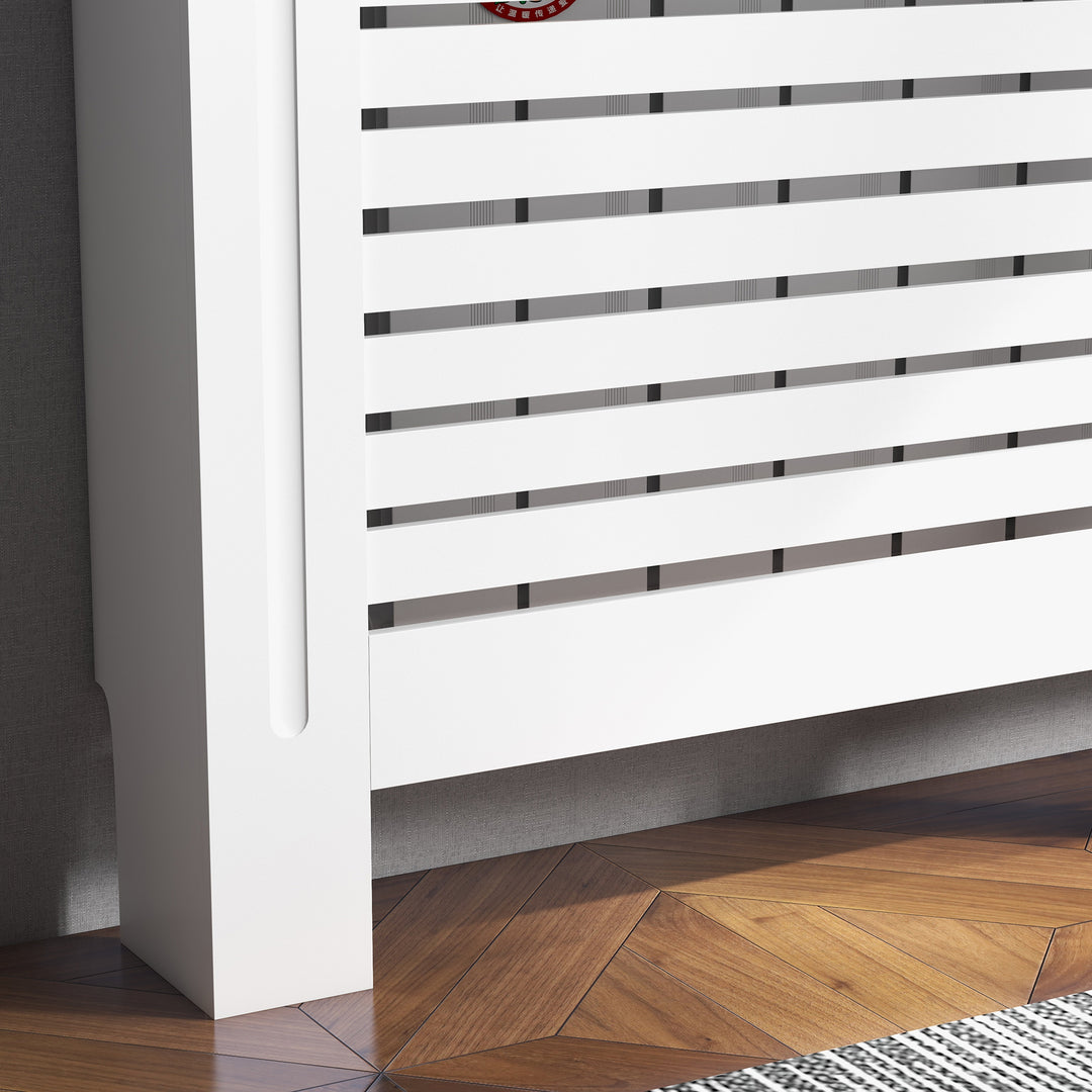 152Lx19Wx81H cm MDF Radiator Cover-White