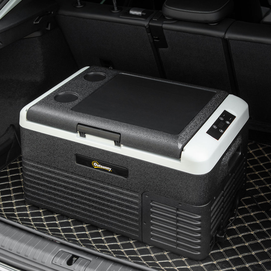 30L Car Refrigerator Portable Fridge Freezer, Electric Cooler for Picnic