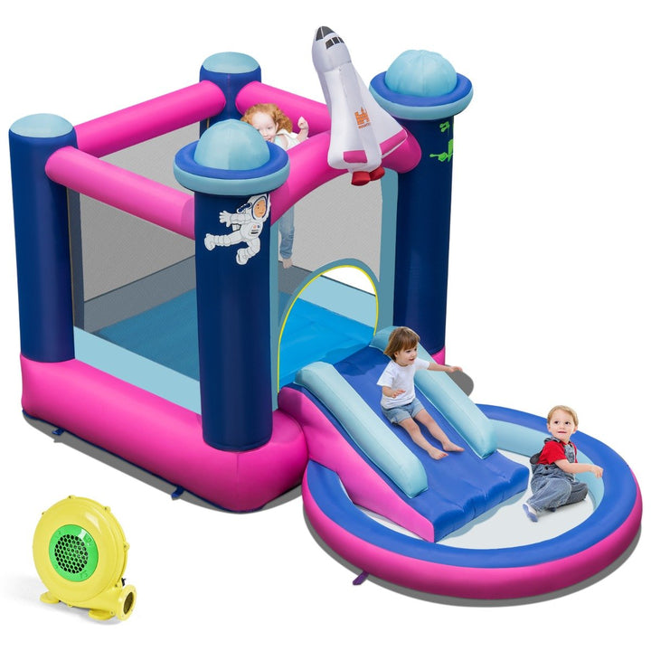 Inflatable Bounce House with 480W Blower and Carrying Bag