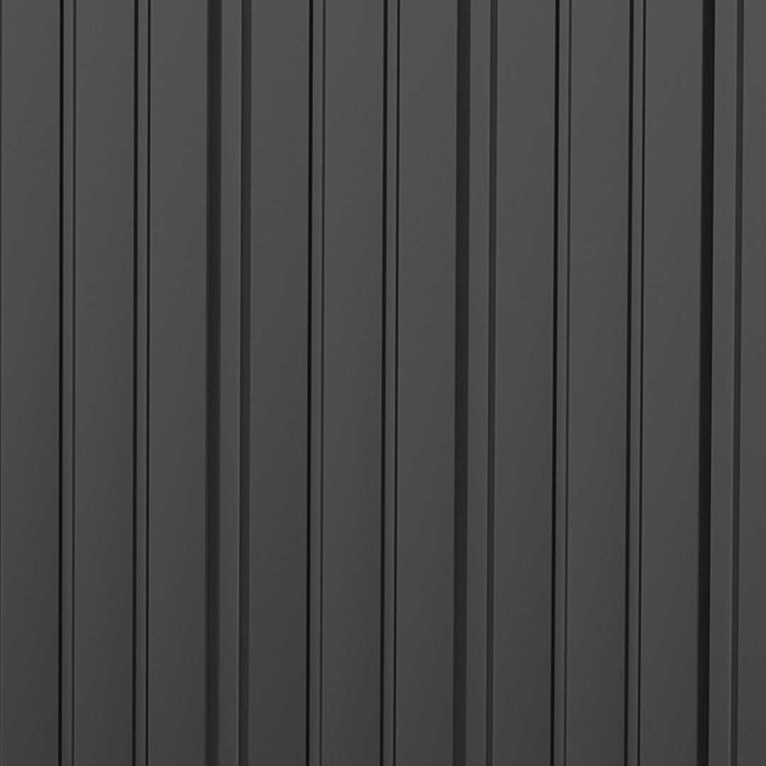 Outsunny 5.3ft x 3.1ft Outdoor Storage Shed, Garden Metal Storage Shed w/ Single Door for Backyard, Patio, Lawn, Charcoal Grey