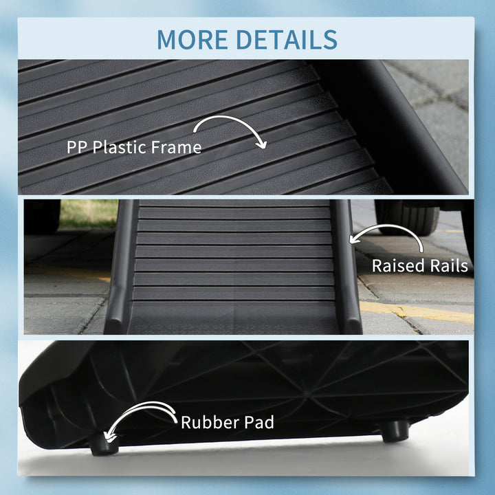 Folding Pet Ramp, Dog Ramps for Cars Trucks SUVs, Portable Non-slip, 155 x 39 x 14 cm