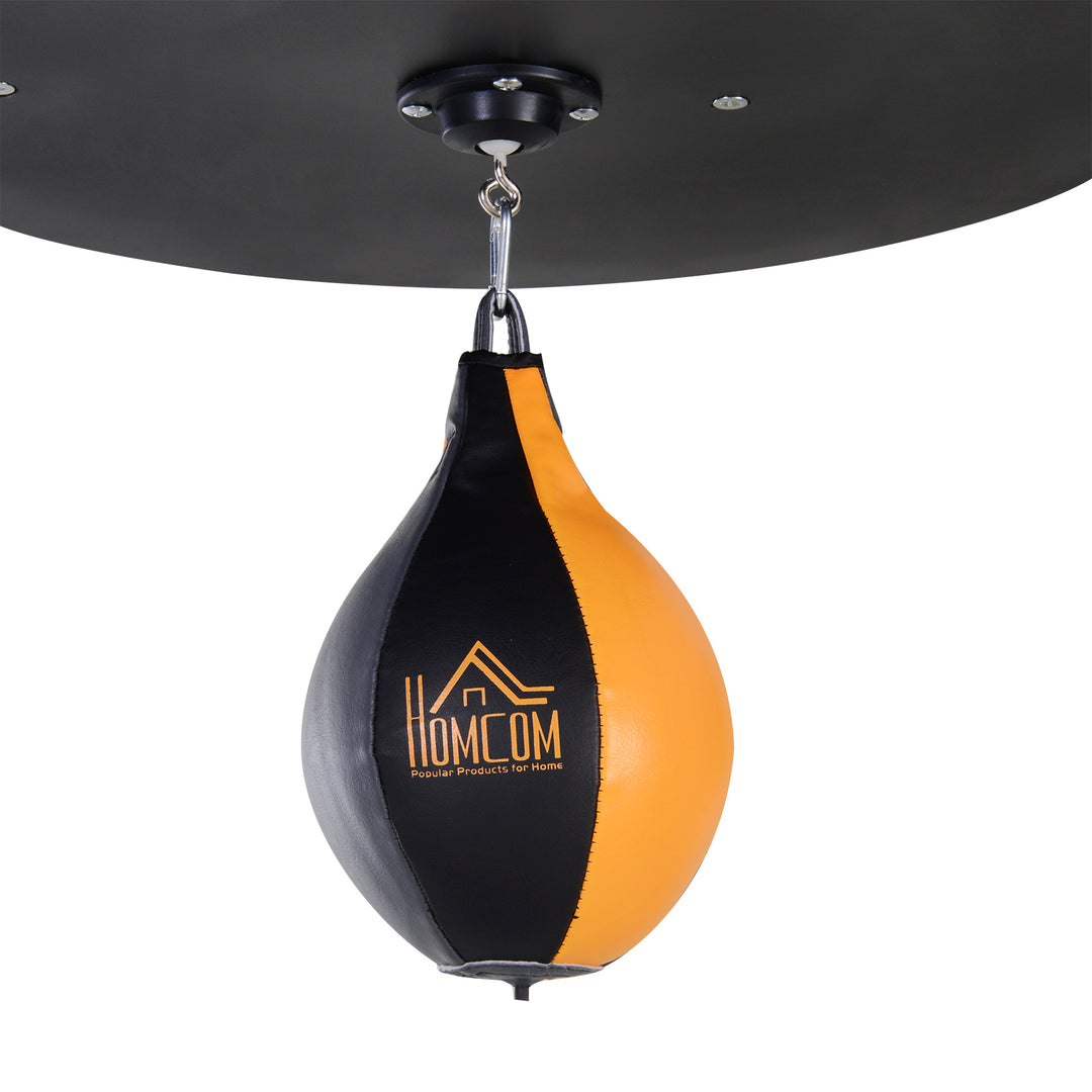 Freestanding Duo Punch Training Punchbag Sandbag  Adjustable Height Home Agility Training Steel Frame