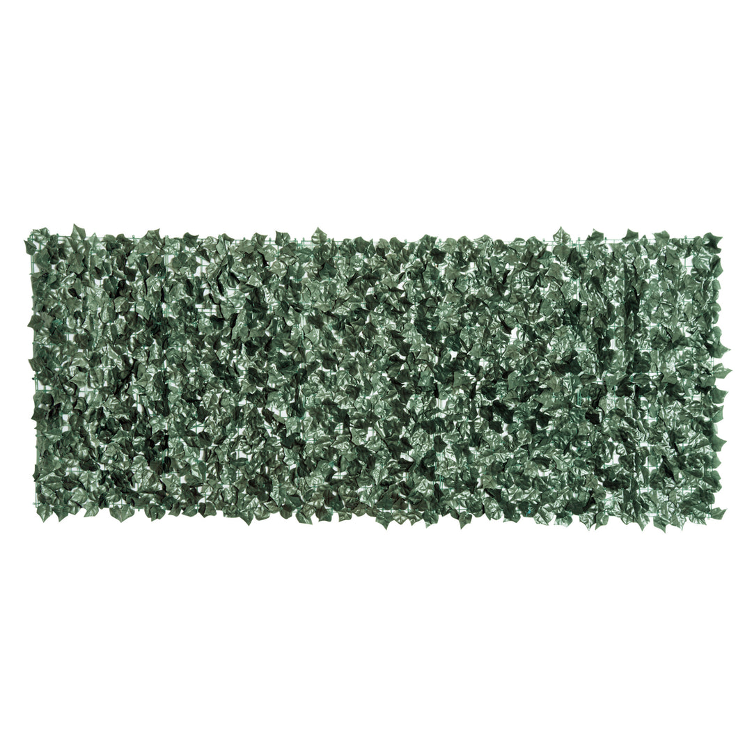 Artificial Leaf Screen Panel, 2.4x1 m-Dark Green