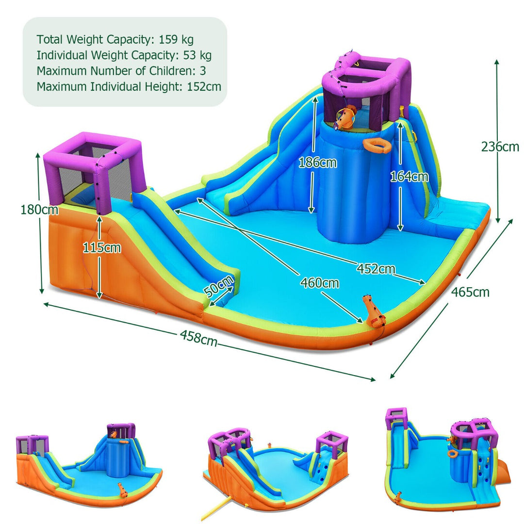 Kids Inflatable Bouncy Castle with Double Slides