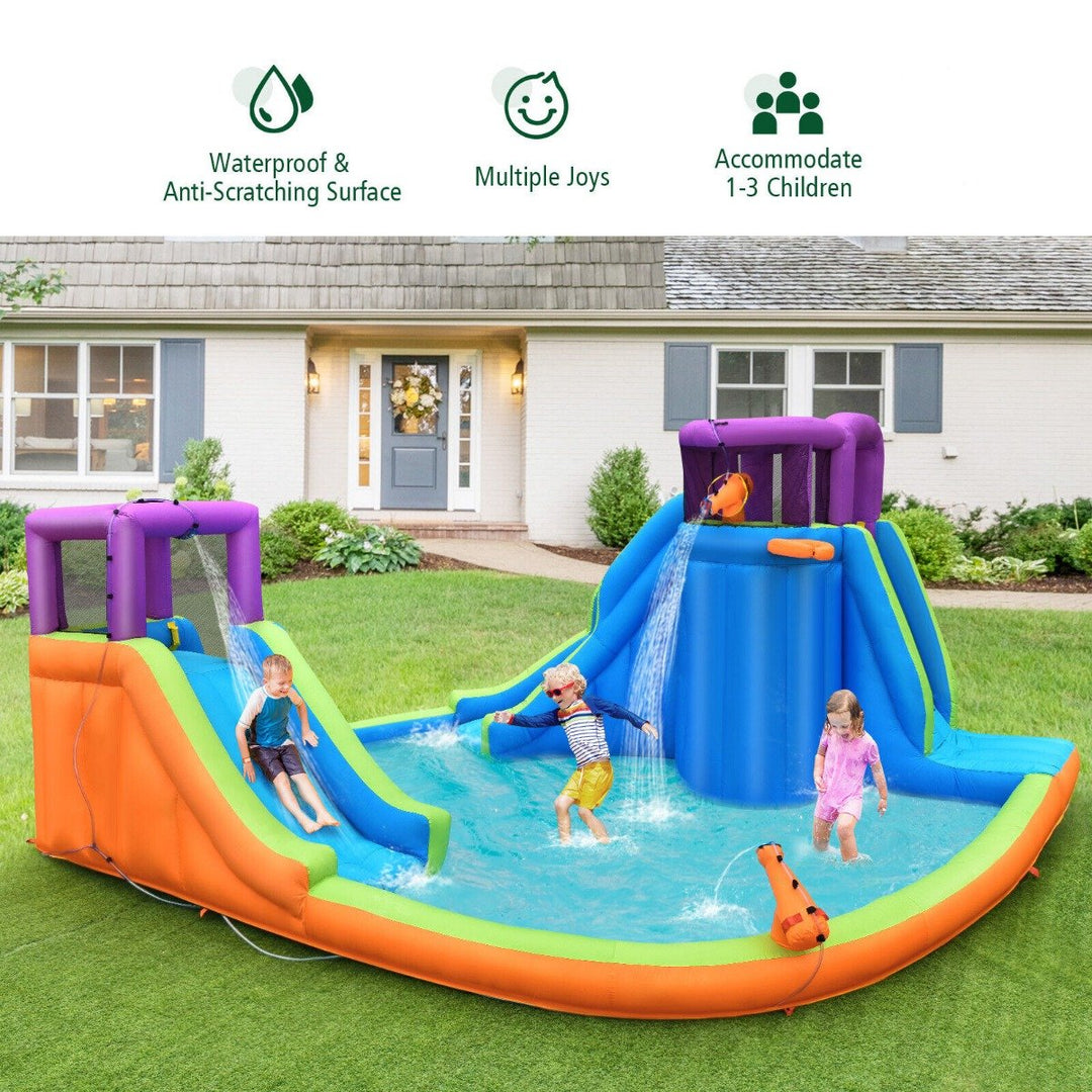 Kids Inflatable Bouncy Castle with Double Slides