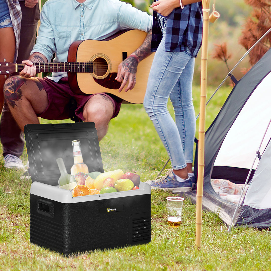 30L Car Refrigerator Portable Fridge Freezer, Electric Cooler for Picnic