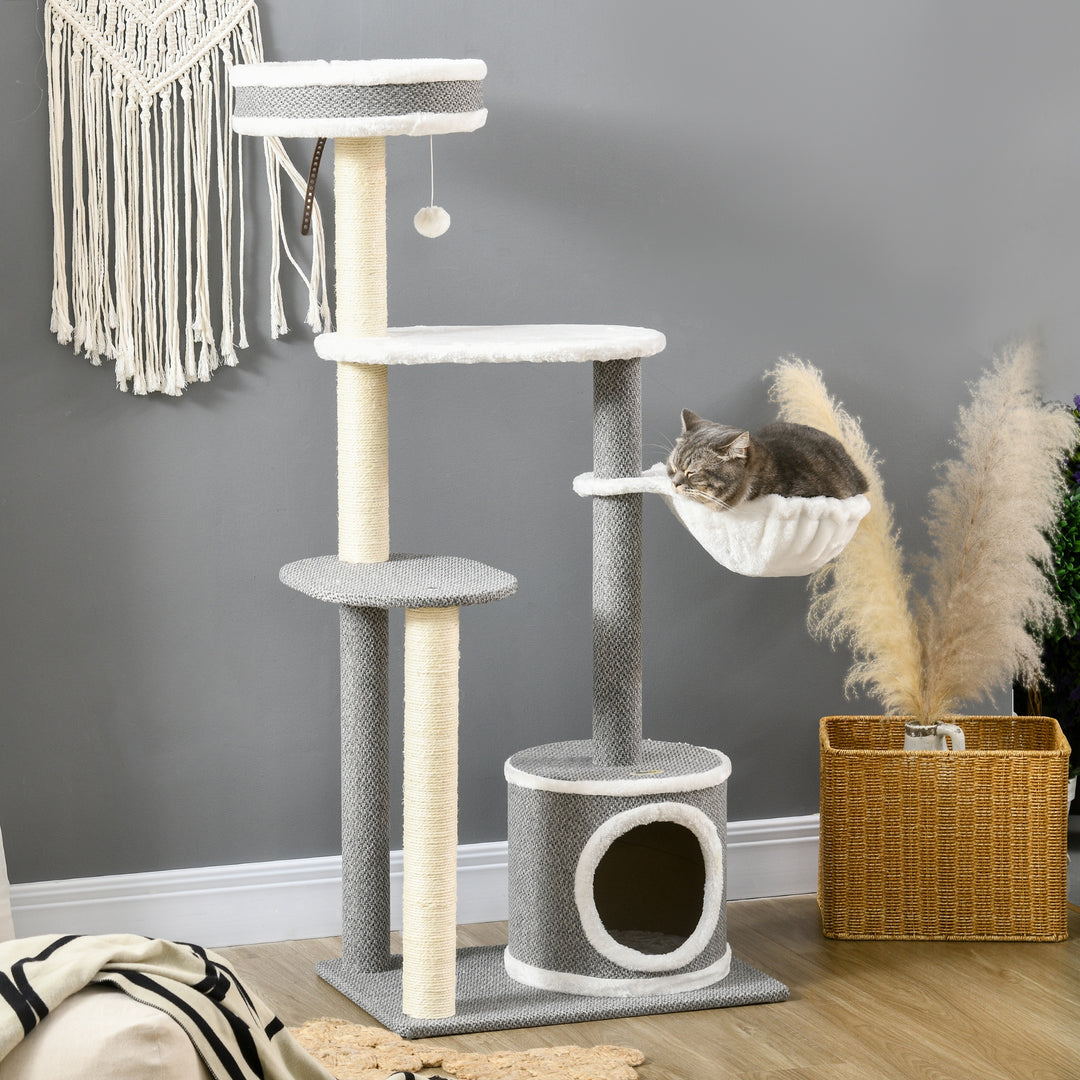 Cat Tower Tree for Indoor Cats w/ Scratching Posts