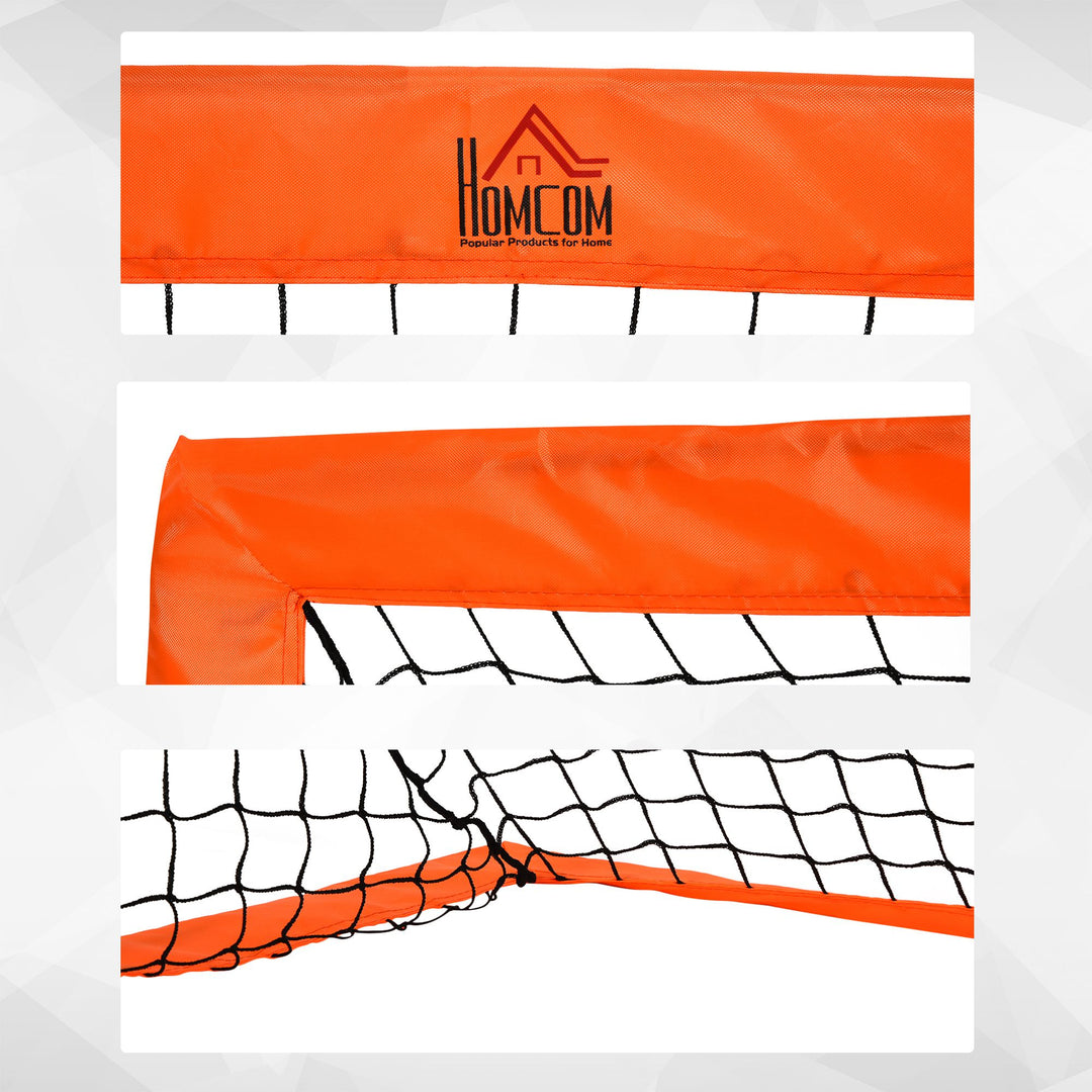 Tetoron Mesh Outdoor Folding Football Goal Orange