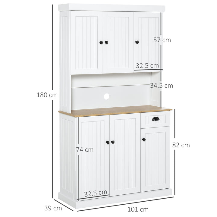 Modern Kitchen Cupboard, Kitchen Storage Cabinet, White