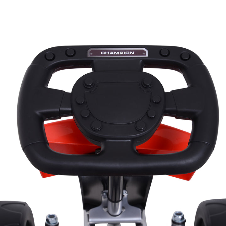 Kids Pedal Go Kart Ride-on, 80Lx49Wx50Hcm-Red/Black