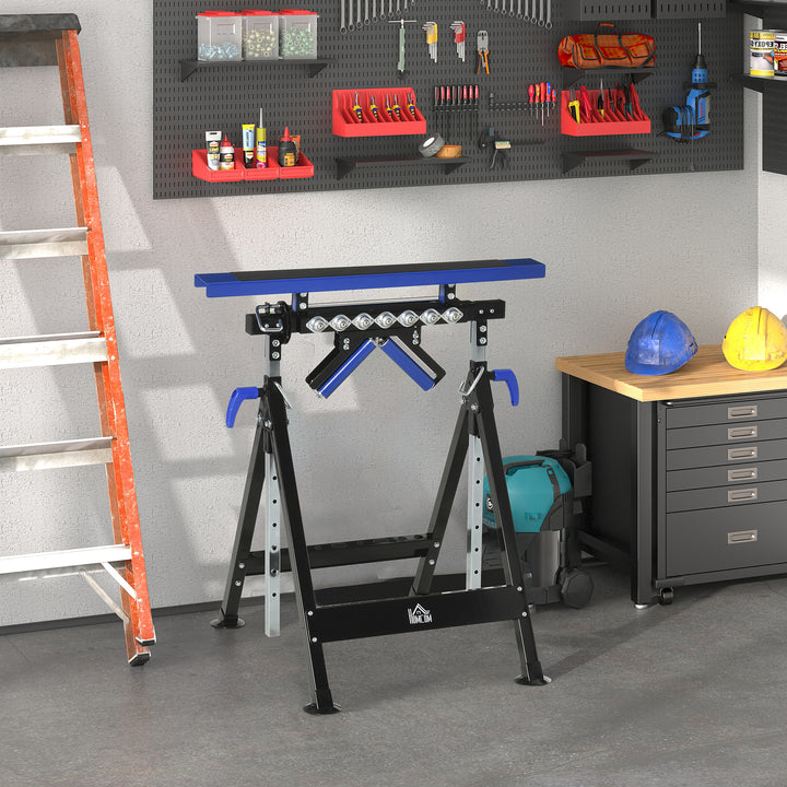 Multi-Function 4 in 1 Workbench Work Table, Ball Support Stand and Roller Trestle