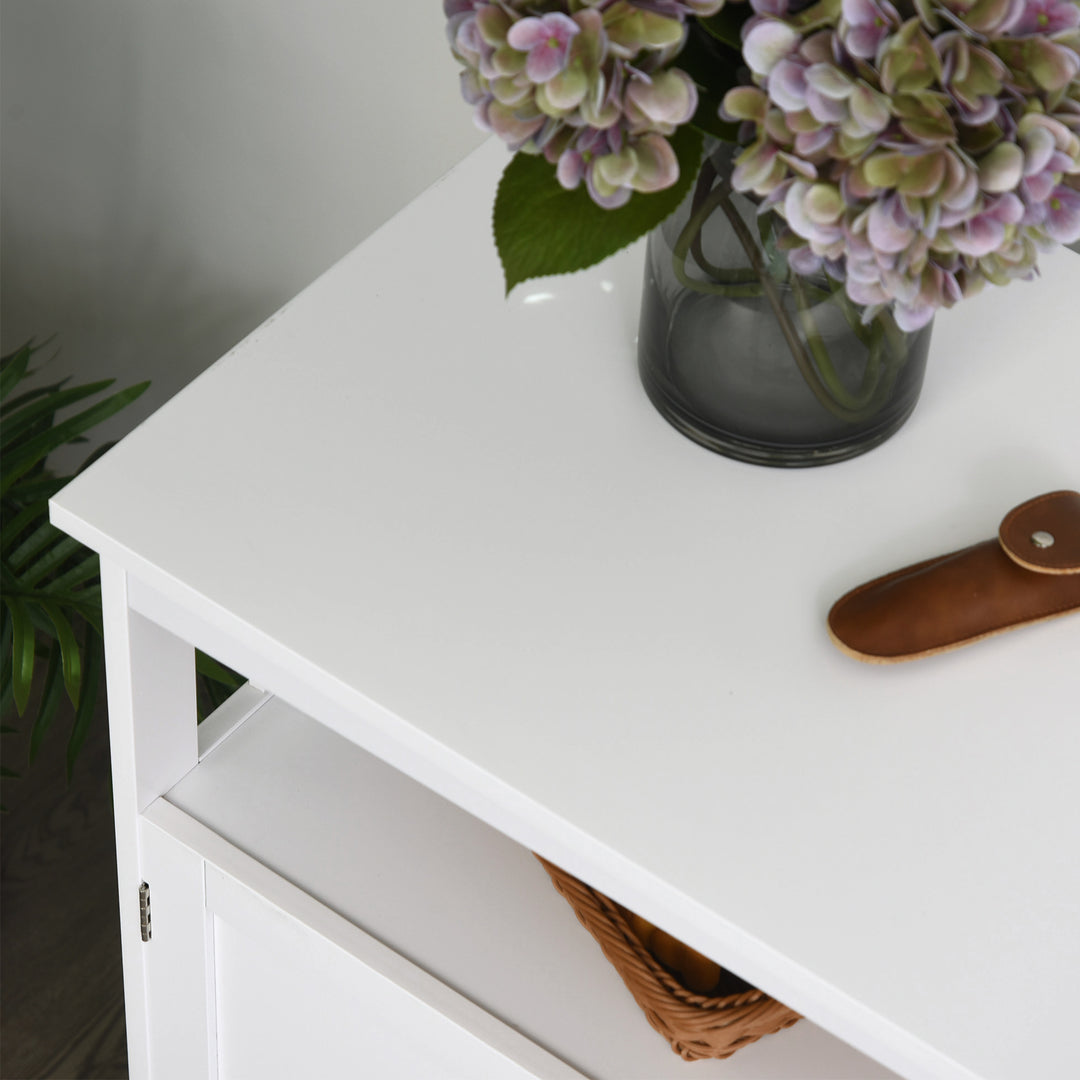 Kitchen Console Table/Buffet Sideboard/Wooden Storage Table, White