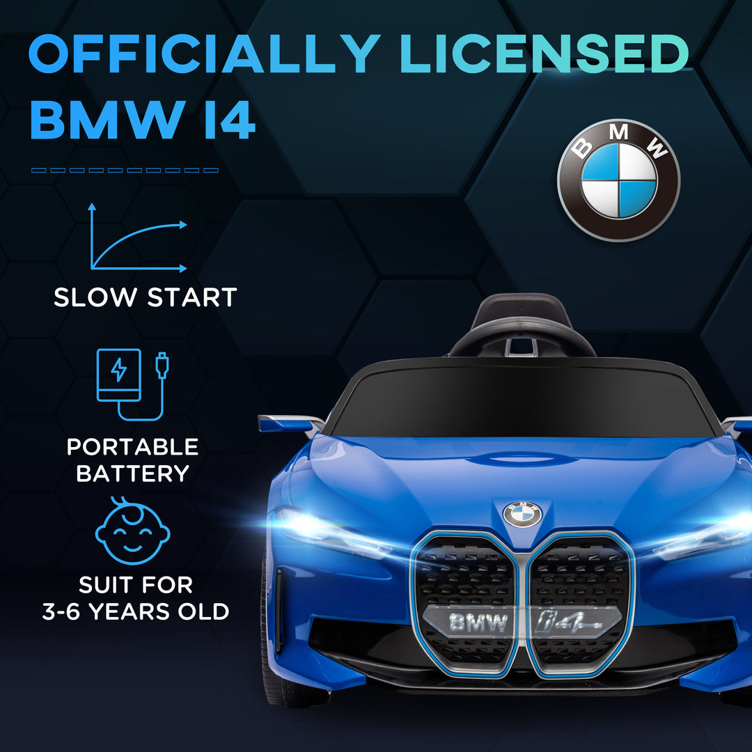 BMW i4 Licensed 12V Kids Electric Ride-On Car
