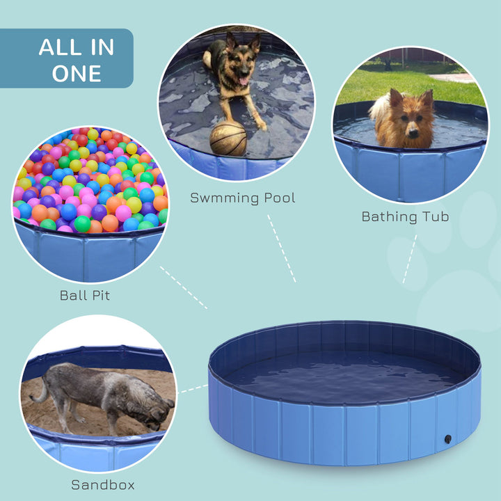 140 x 30H cm Pet Swimming Pool-Blue