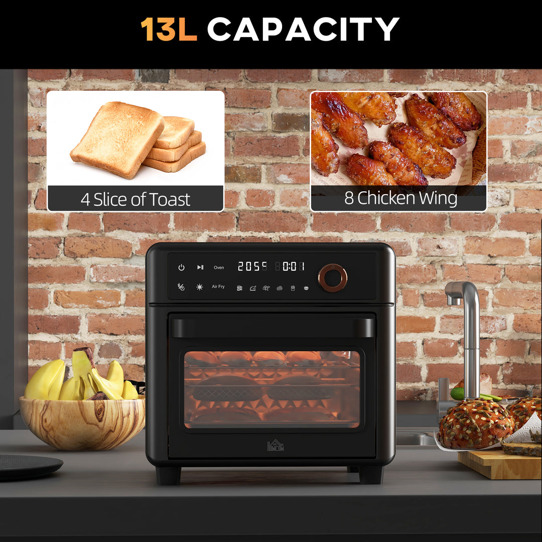 Air Fryer Oven, Multifunction Countertop Convection w/ Adjustable Temp and Time