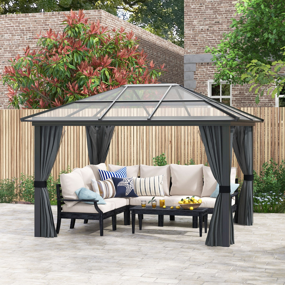 Hardtop Gazebo with Aluminium Frame and UV resistant roof