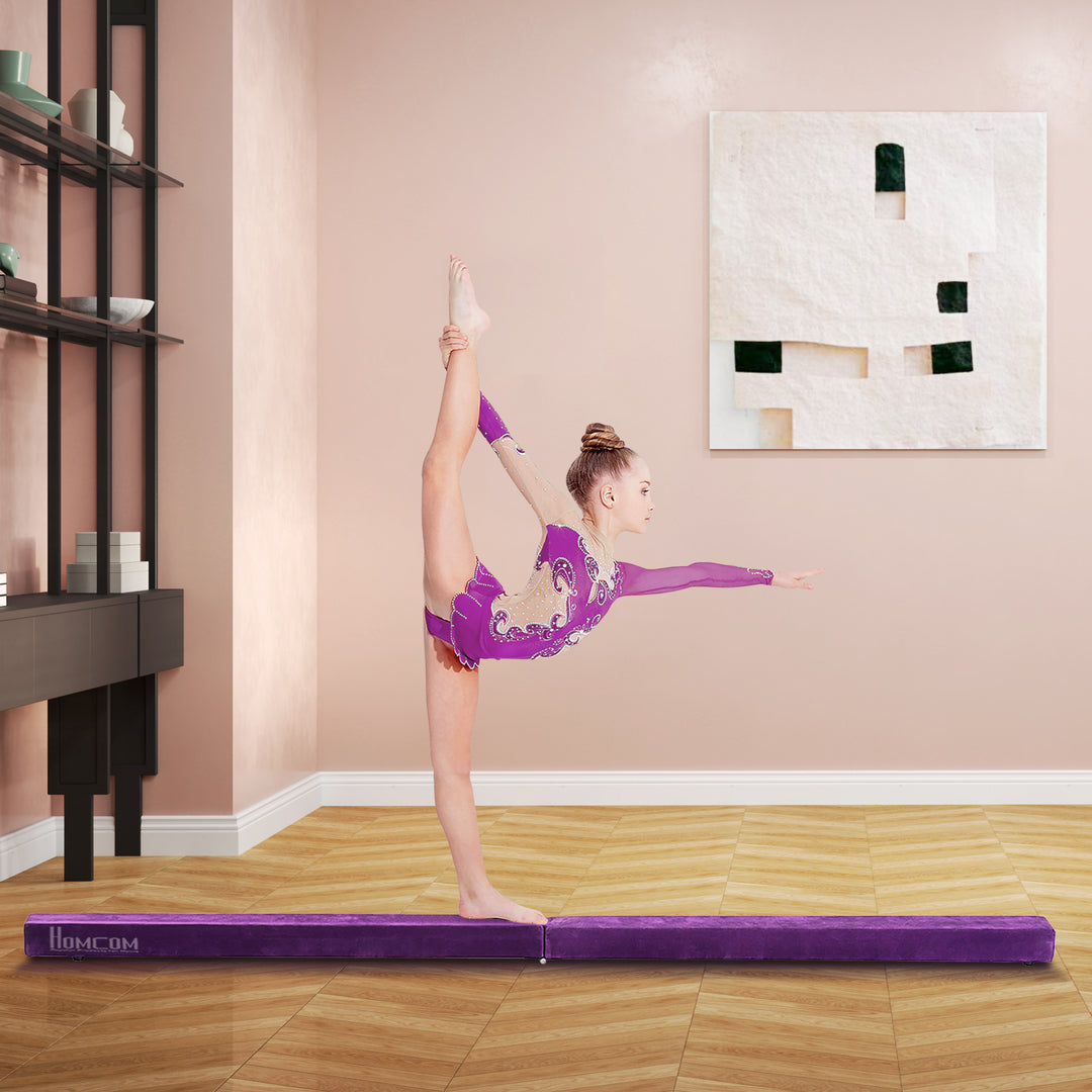 Balance Beam Trainer, 2.4 m-Purple